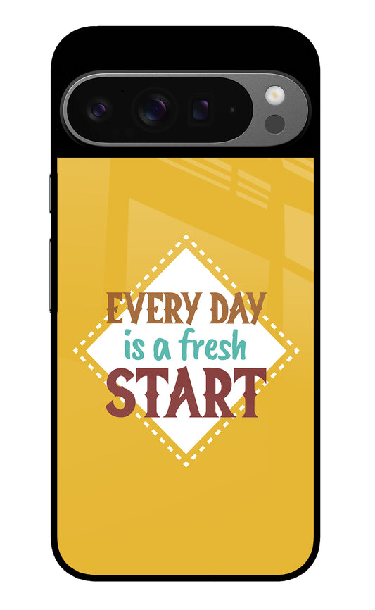 Every day is a Fresh Start Google Pixel 9 Pro XL Glass Case