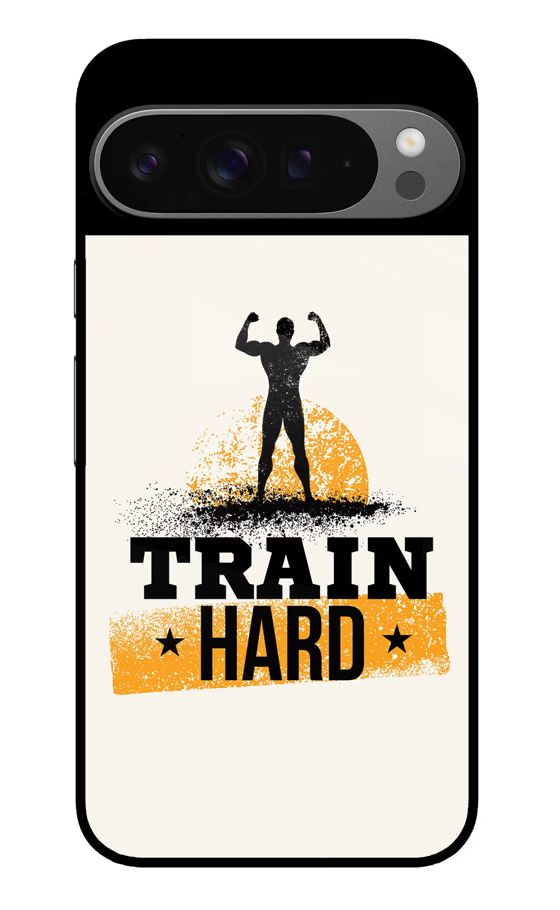 Train Hard Google Pixel 9 Pro XL Glass Case Back Cover by Casekaro