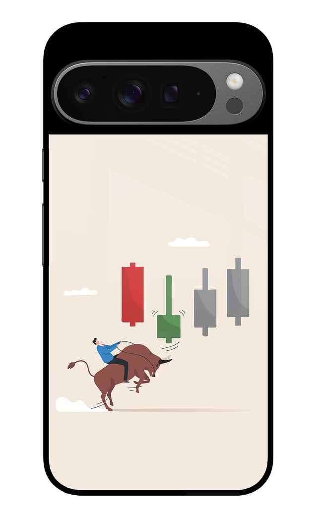 Bull Trading Momentum Google Pixel 9 Pro XL Glass Case