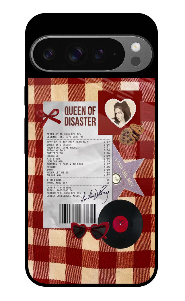 Queen of Disaster Google Pixel 9 Pro XL Glass Case