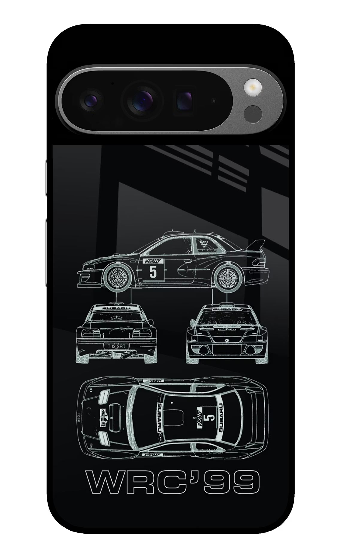 WRC'99 Google Pixel 9 Pro XL Glass Case Back Cover by Casekaro