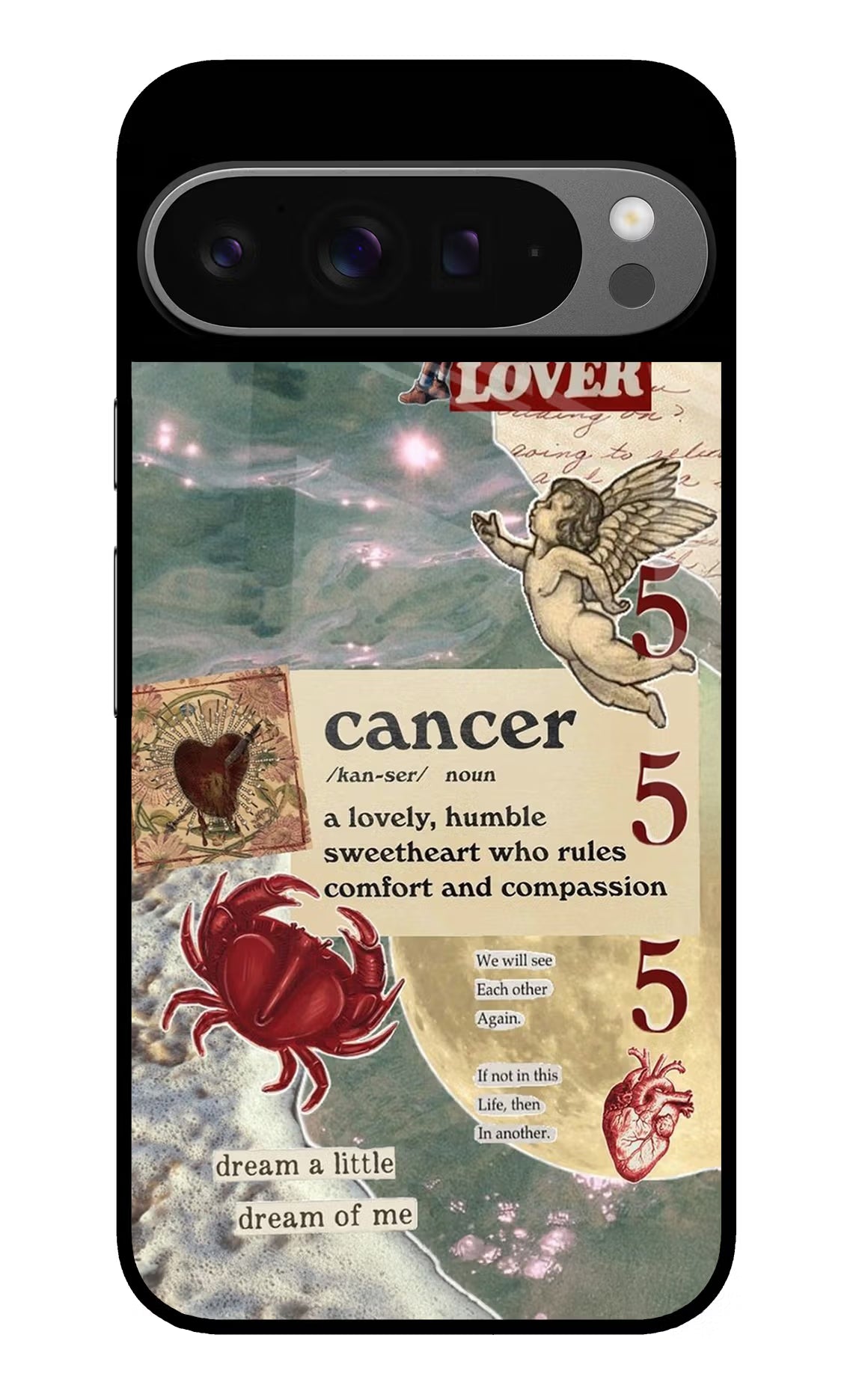 Cancer Zodiac Google Pixel 9 Pro XL Glass Case
