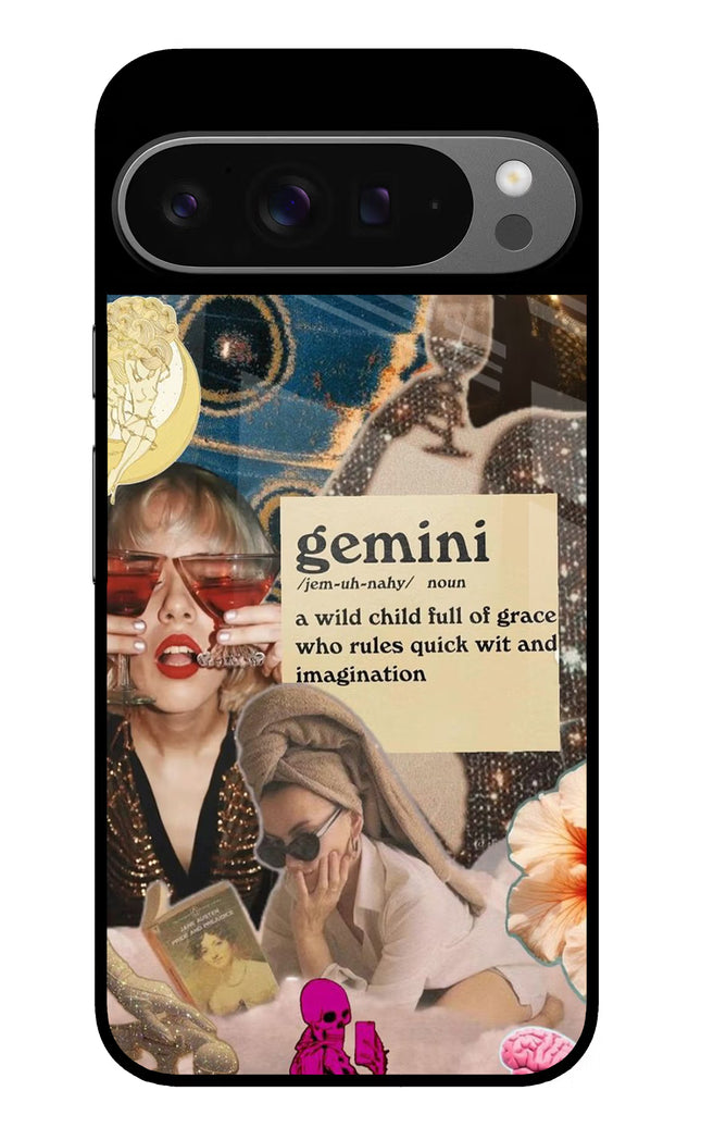 Gemini Zodiac Google Pixel 9 Pro XL Glass Case