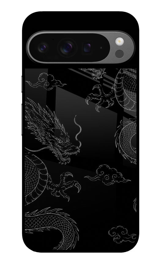 Twin Dragons Google Pixel 9 Pro XL Glass Case