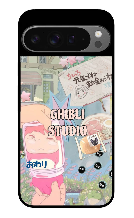 Studio Ghibli Google Pixel 9 Pro XL Glass Case