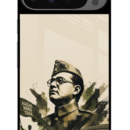 Netaji Rising Google Pixel 9 Pro XL Glass Case Back Cover by Casekaro