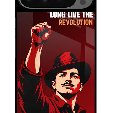 Bhagat Singh Revolution Google Pixel 9 Pro XL Glass Case