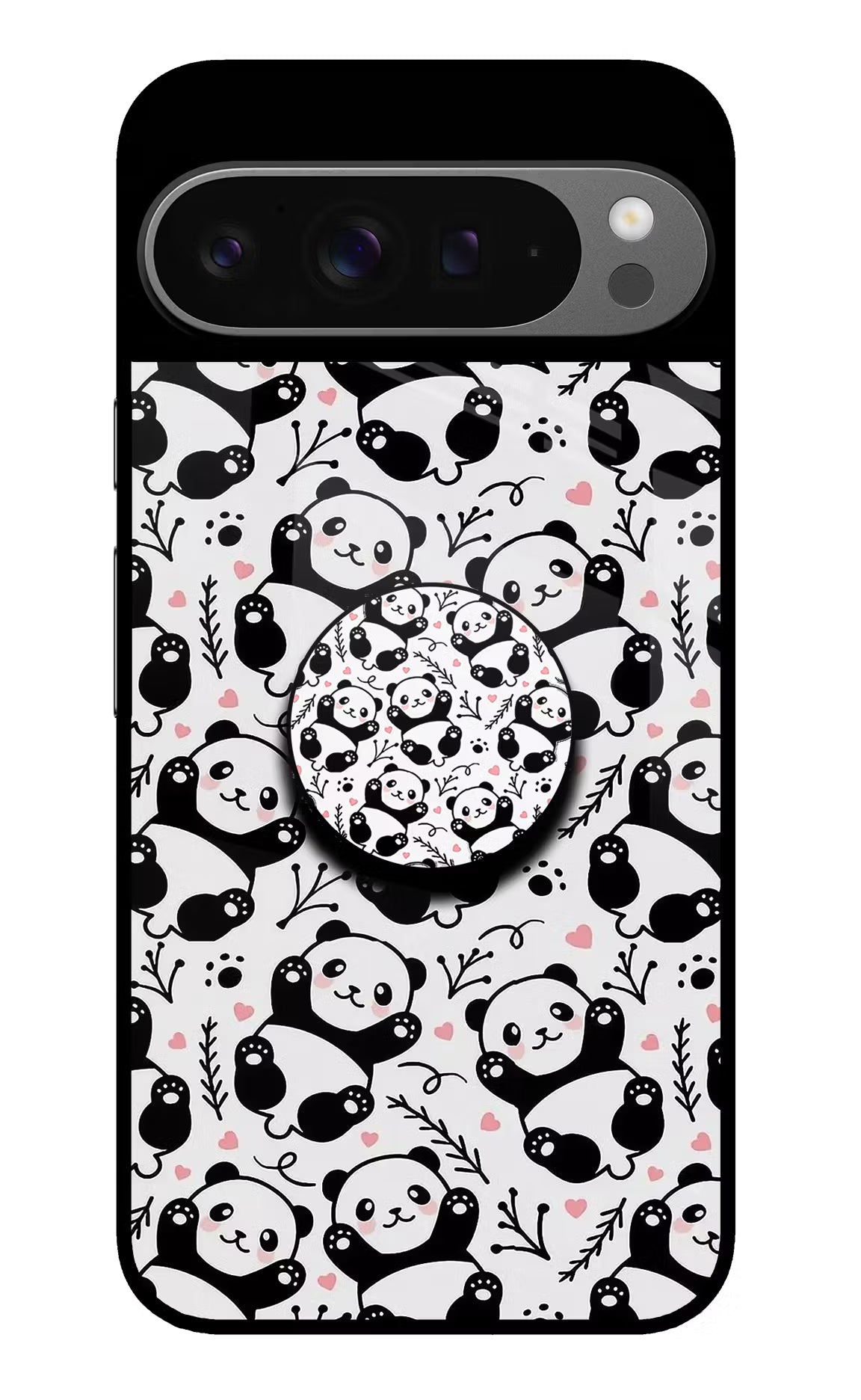Cute Panda Google Pixel 9 Pro XL Pop Case by Casekaro