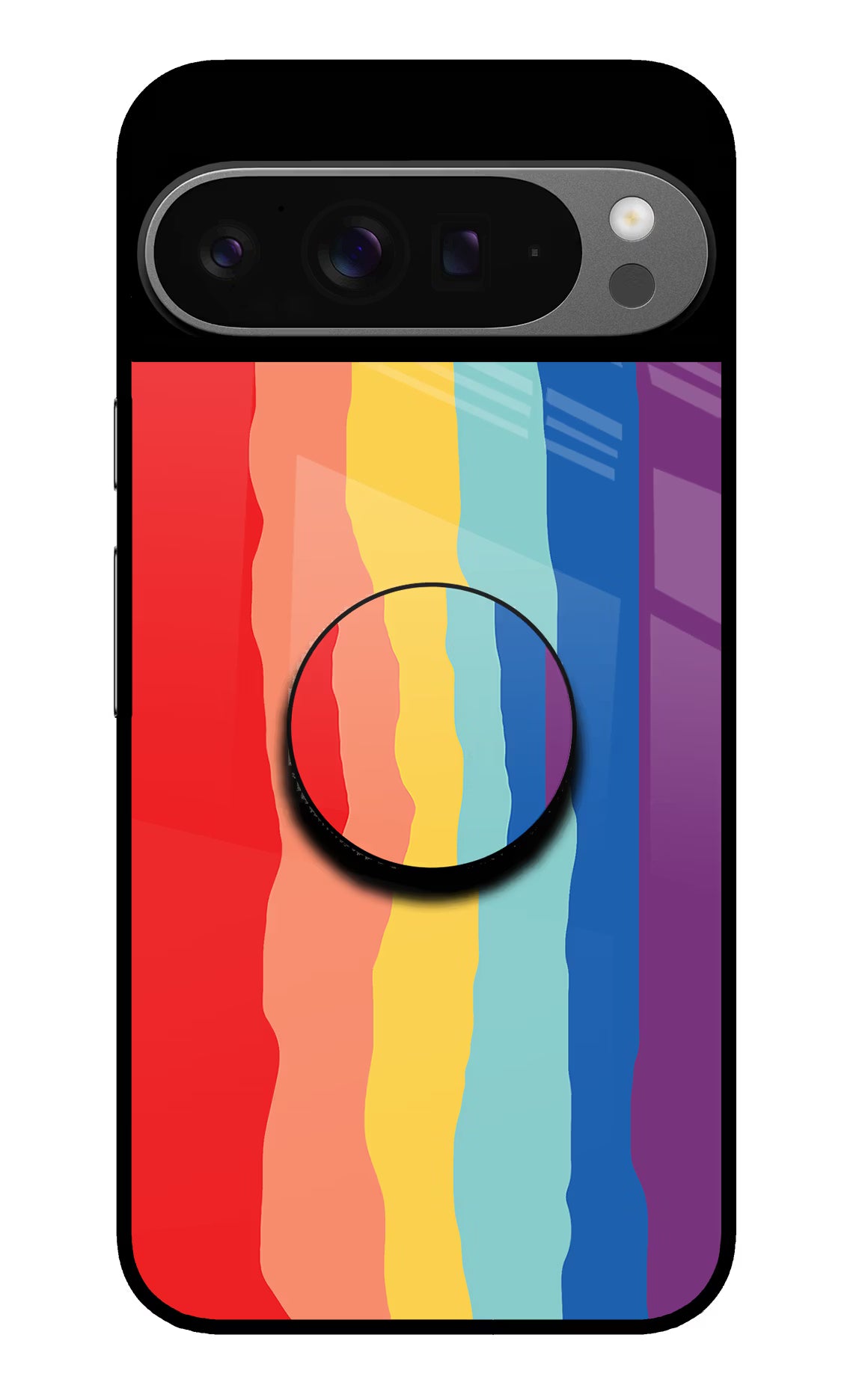 Rainbow Google Pixel 9 Pro XL Pop Case by Casekaro