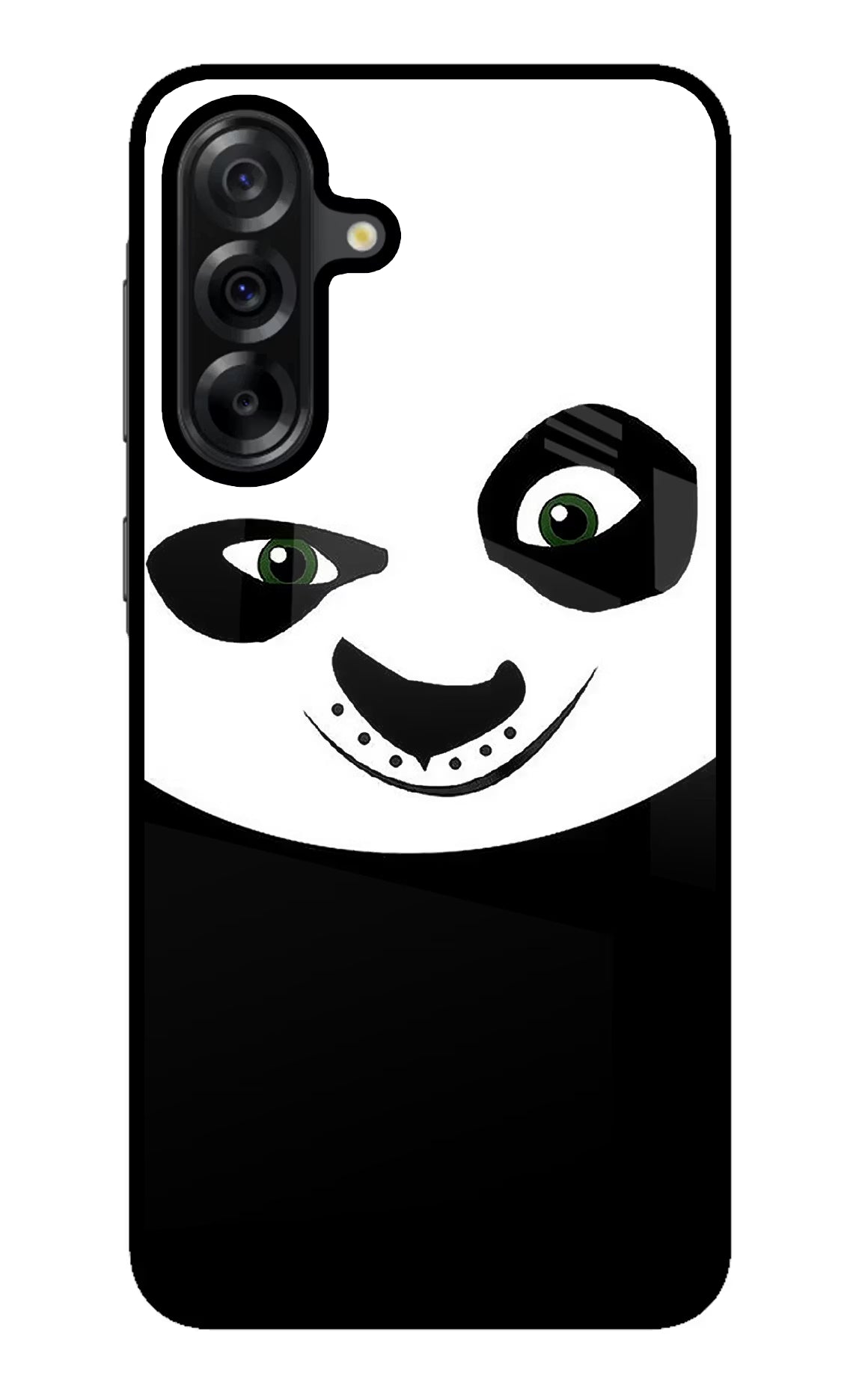 Panda Samsung A36 5G Glass Case Back Cover by Casekaro