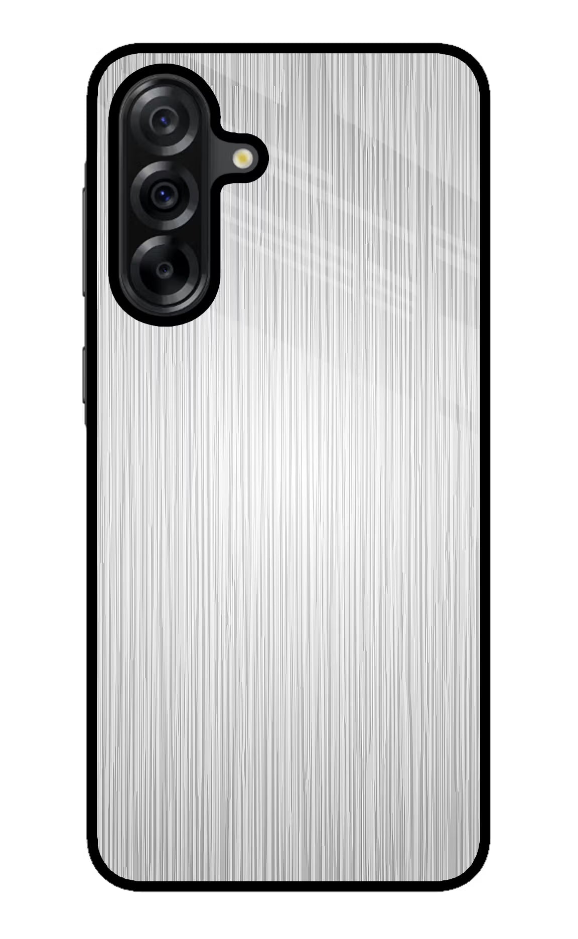 Wooden Grey Texture Samsung A36 5G Glass Case Back Cover by Casekaro
