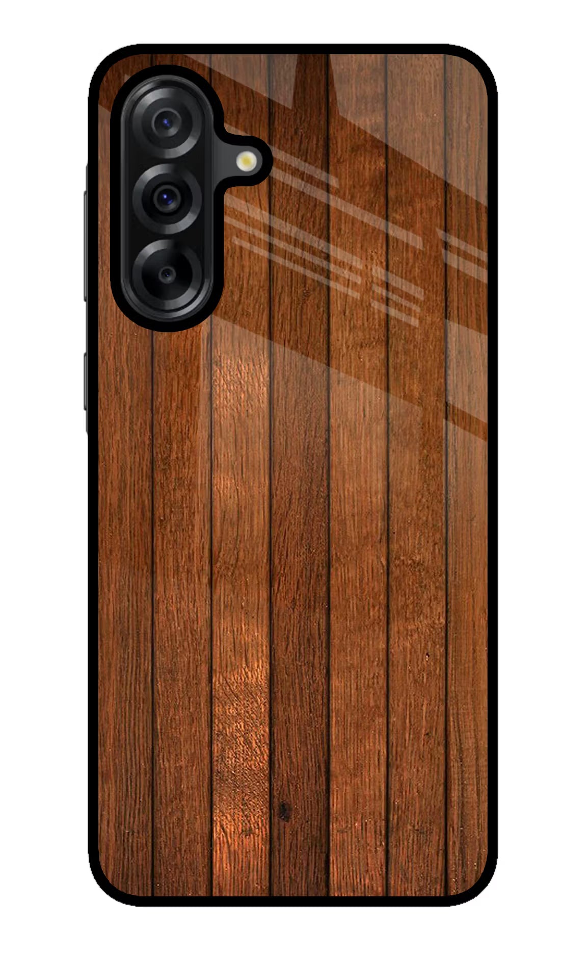 Wooden Artwork Bands Samsung A36 5G Glass Case