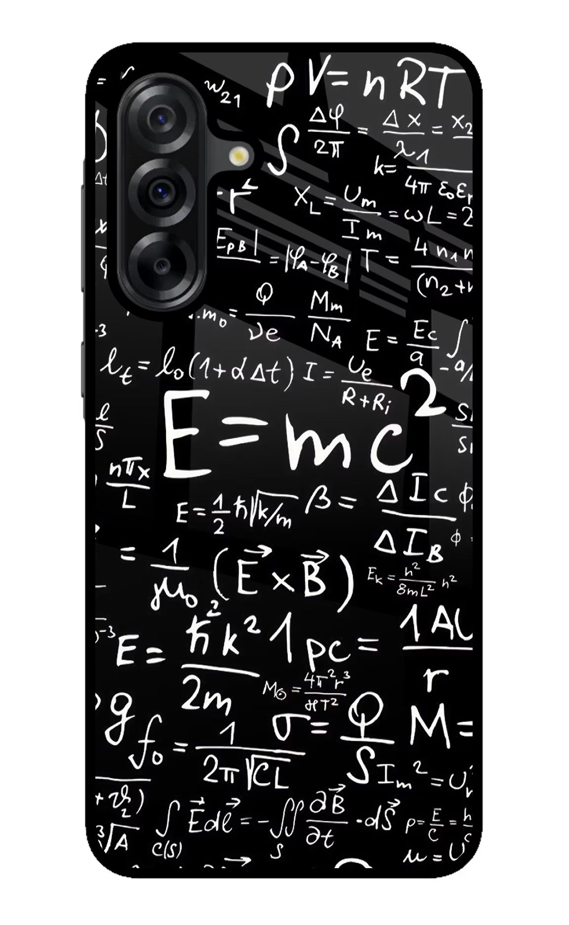 Physics Formula Samsung A36 5G Glass Case Back Cover by Casekaro