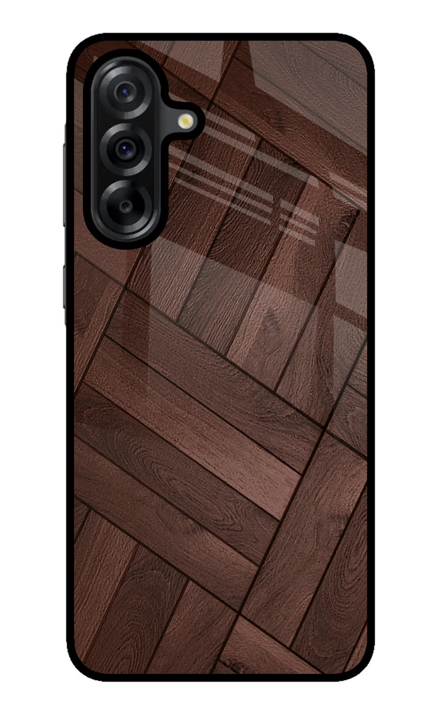 Wooden Texture Design Samsung A36 5G Back Cover, Metal case