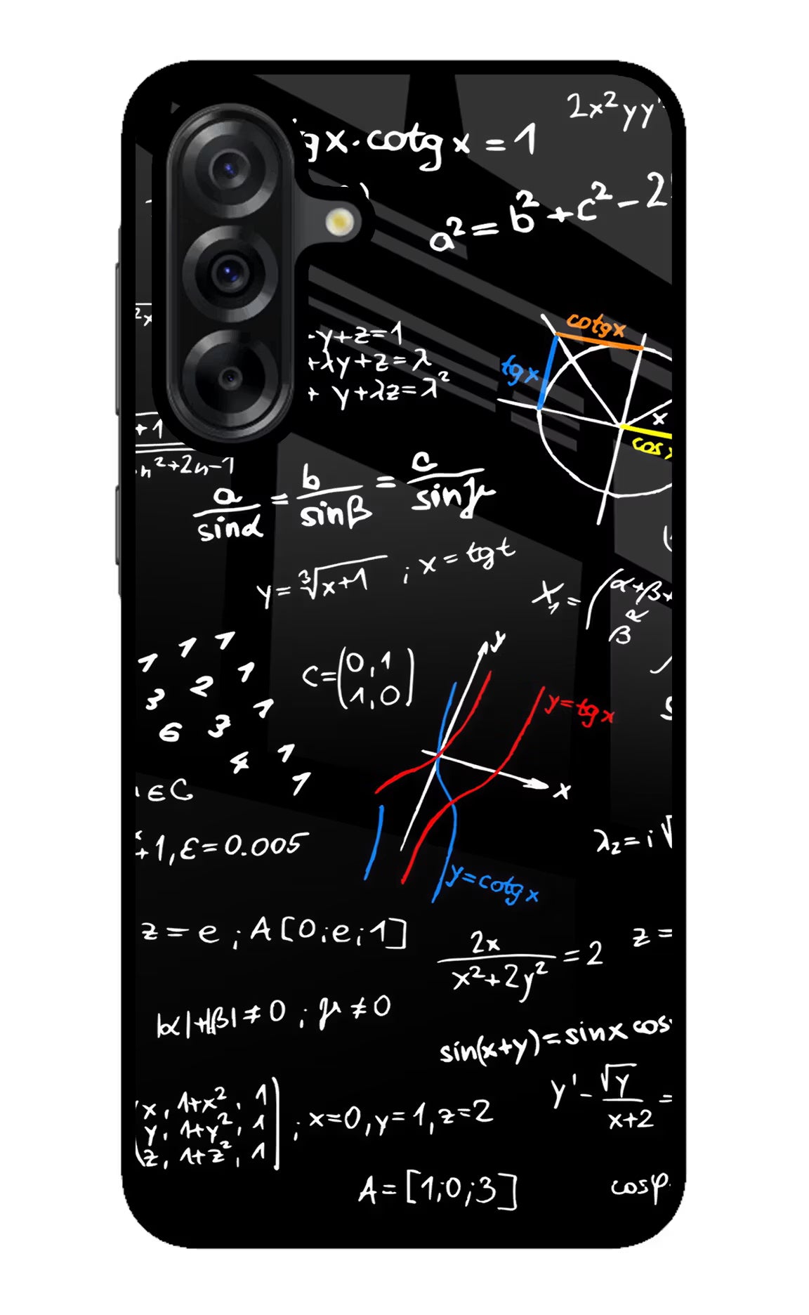 Mathematics Formula Samsung A36 5G Glass Case