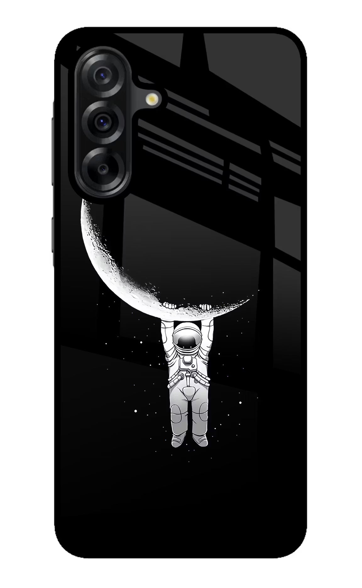 Moon Space Samsung A36 5G Glass Case