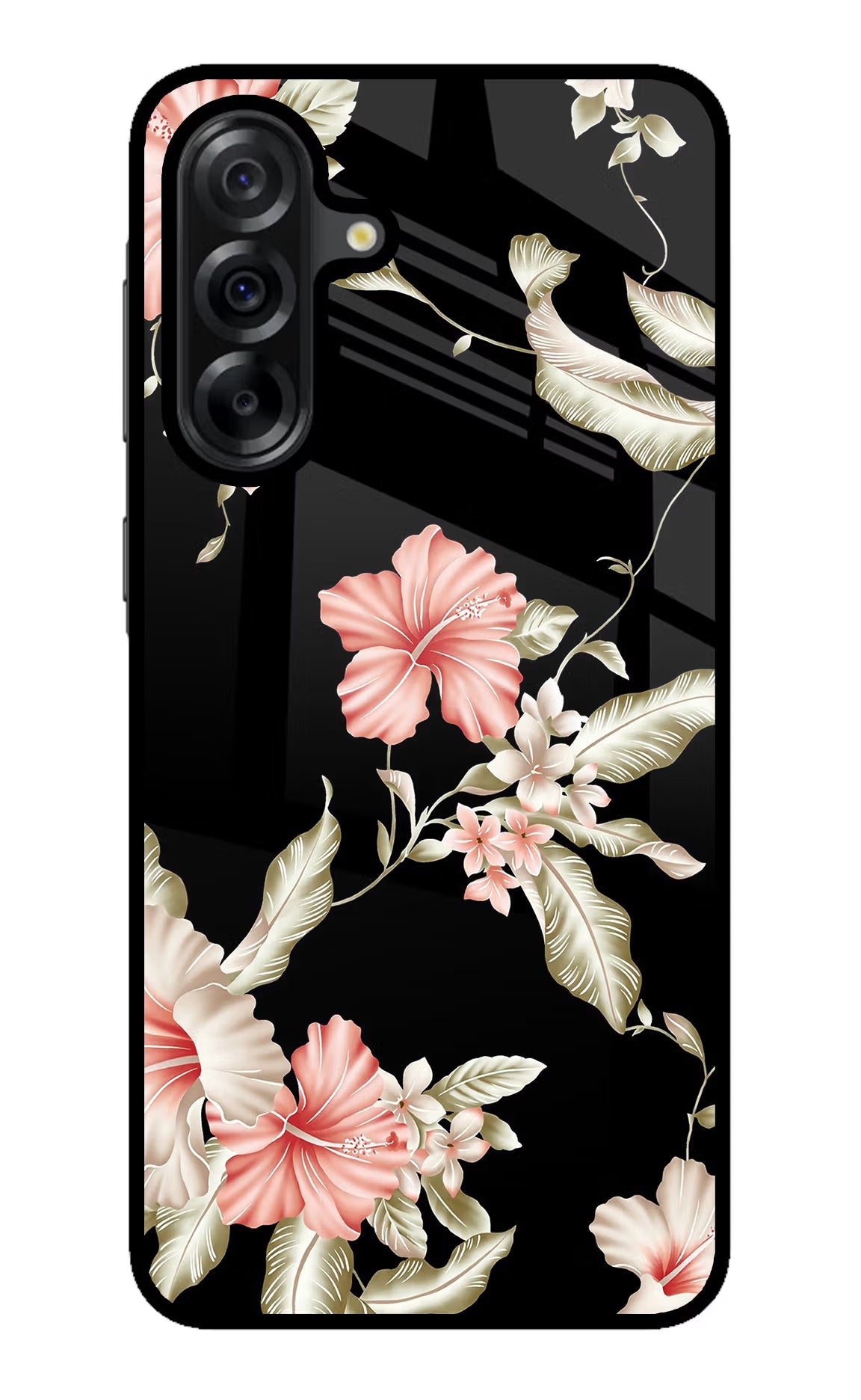 Flowers Samsung A36 5G Glass Case