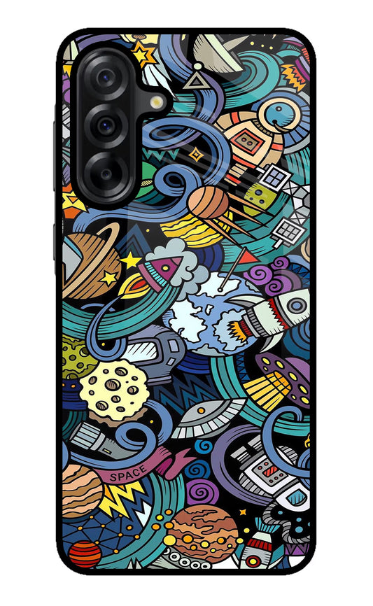 Space Abstract Samsung A36 5G Glass Case
