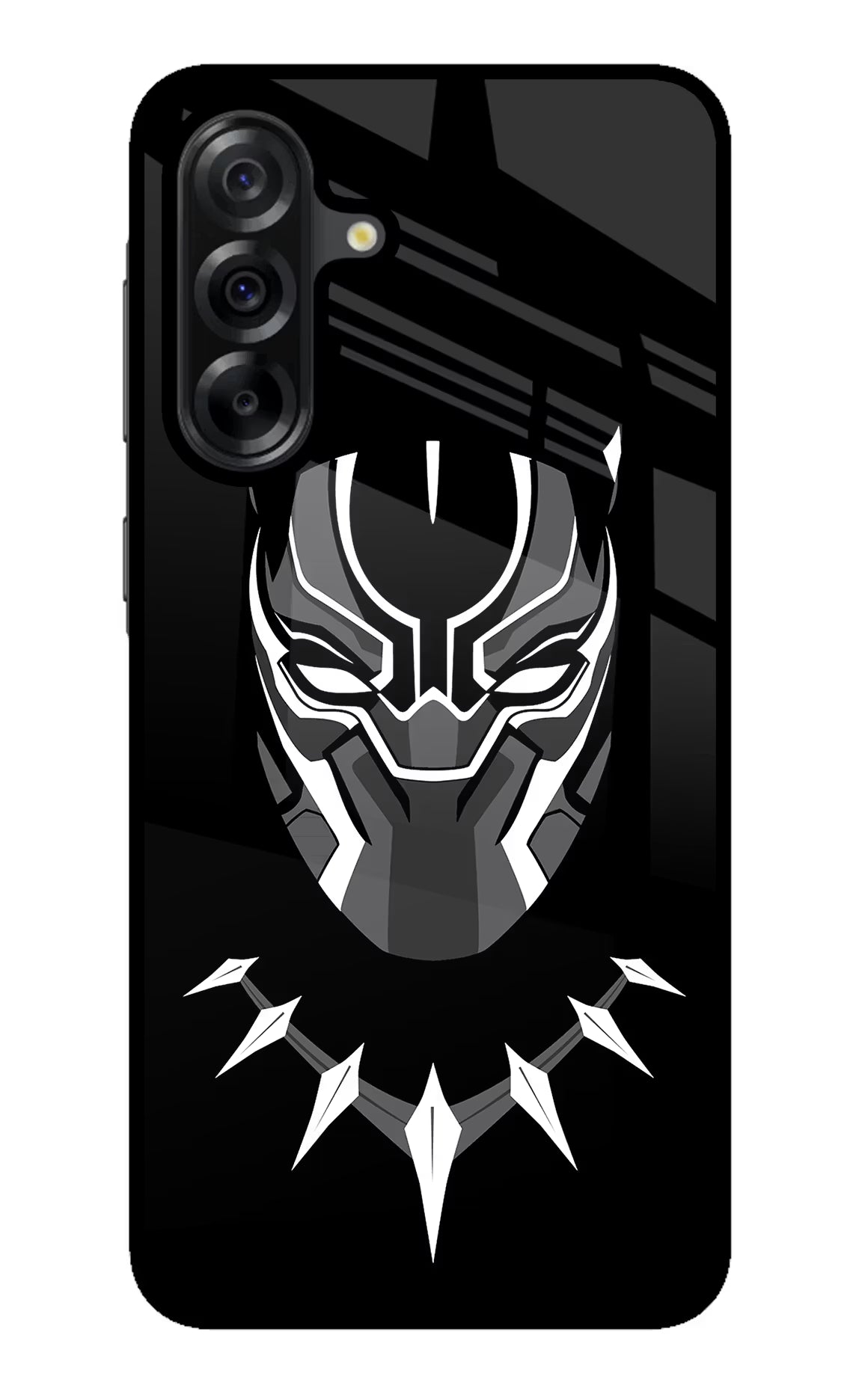 Black Panther Samsung A36 5G Glass Case Back Cover by Casekaro
