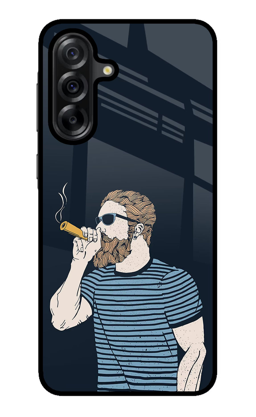 Smoking Samsung A36 5G Back Cover, Metal case