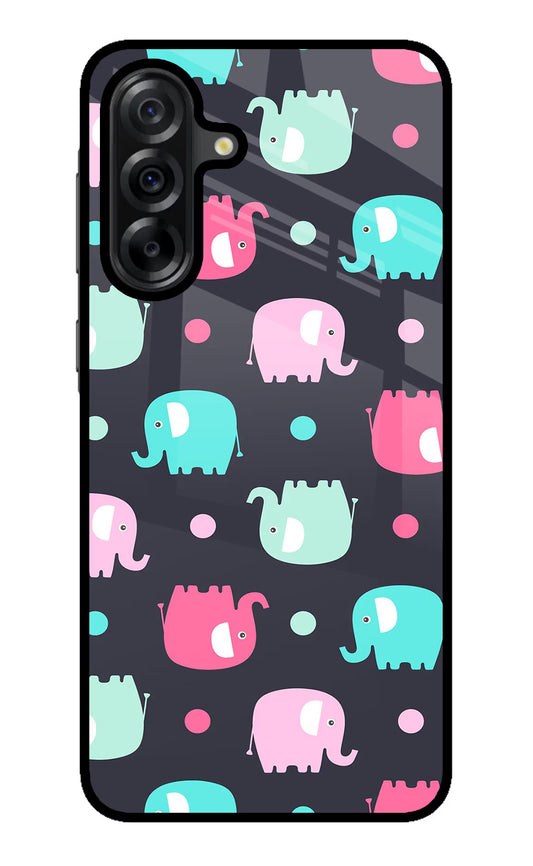 Elephants Samsung A36 5G Glass Case