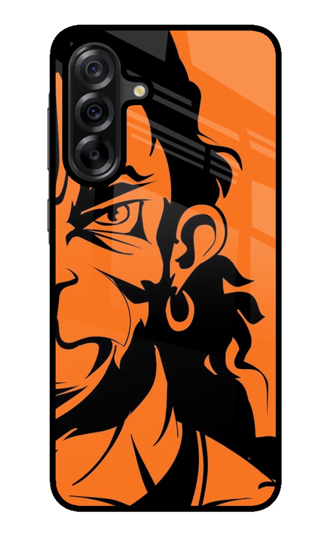 Hanuman Samsung A36 5G Glass Case Back Cover by Casekaro