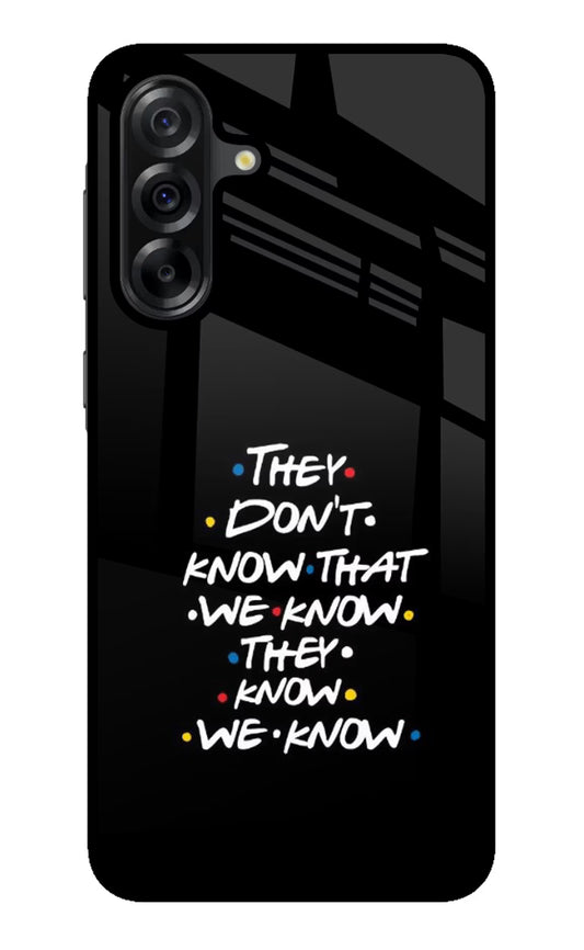 FRIENDS Dialogue Samsung A36 5G Glass Case