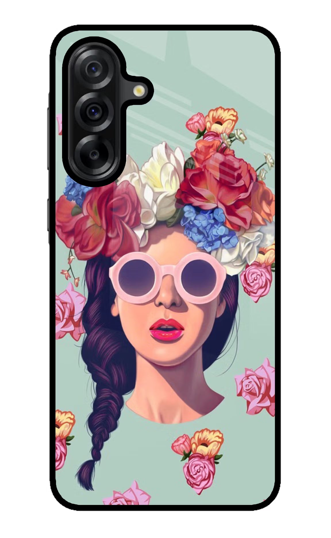 Pretty Girl Samsung A36 5G Glass Case Back Cover by Casekaro