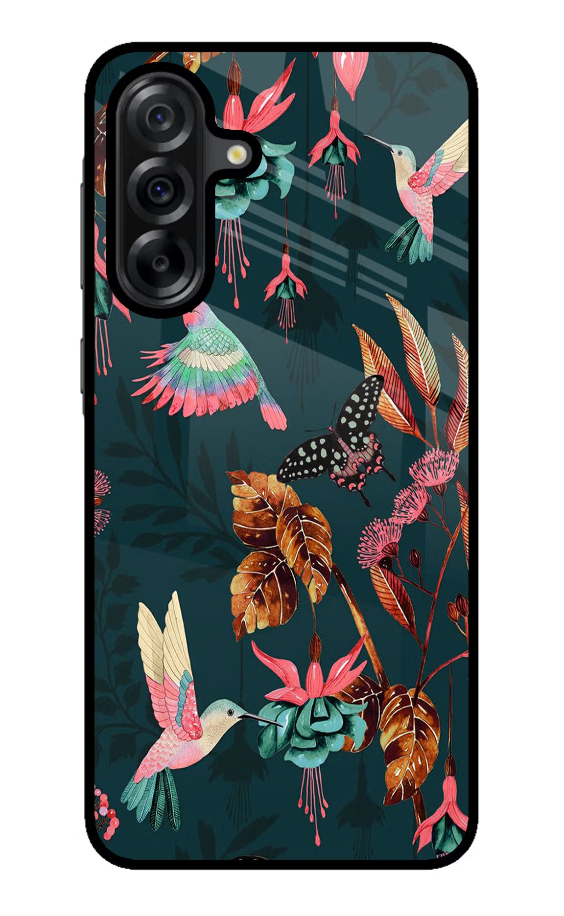 Birds Samsung A36 5G Glass Case Back Cover by Casekaro