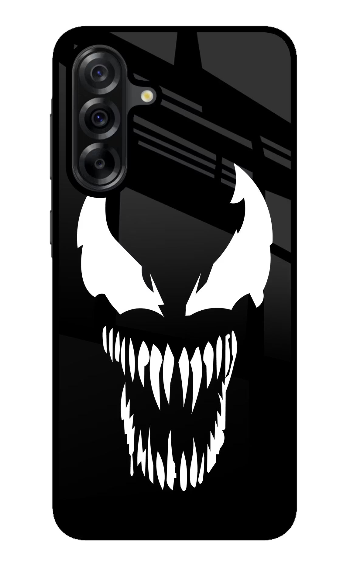 Venom Samsung A36 5G Glass Case Back Cover by Casekaro
