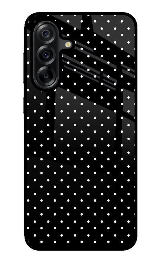 White Dots Samsung A36 5G Glass Case