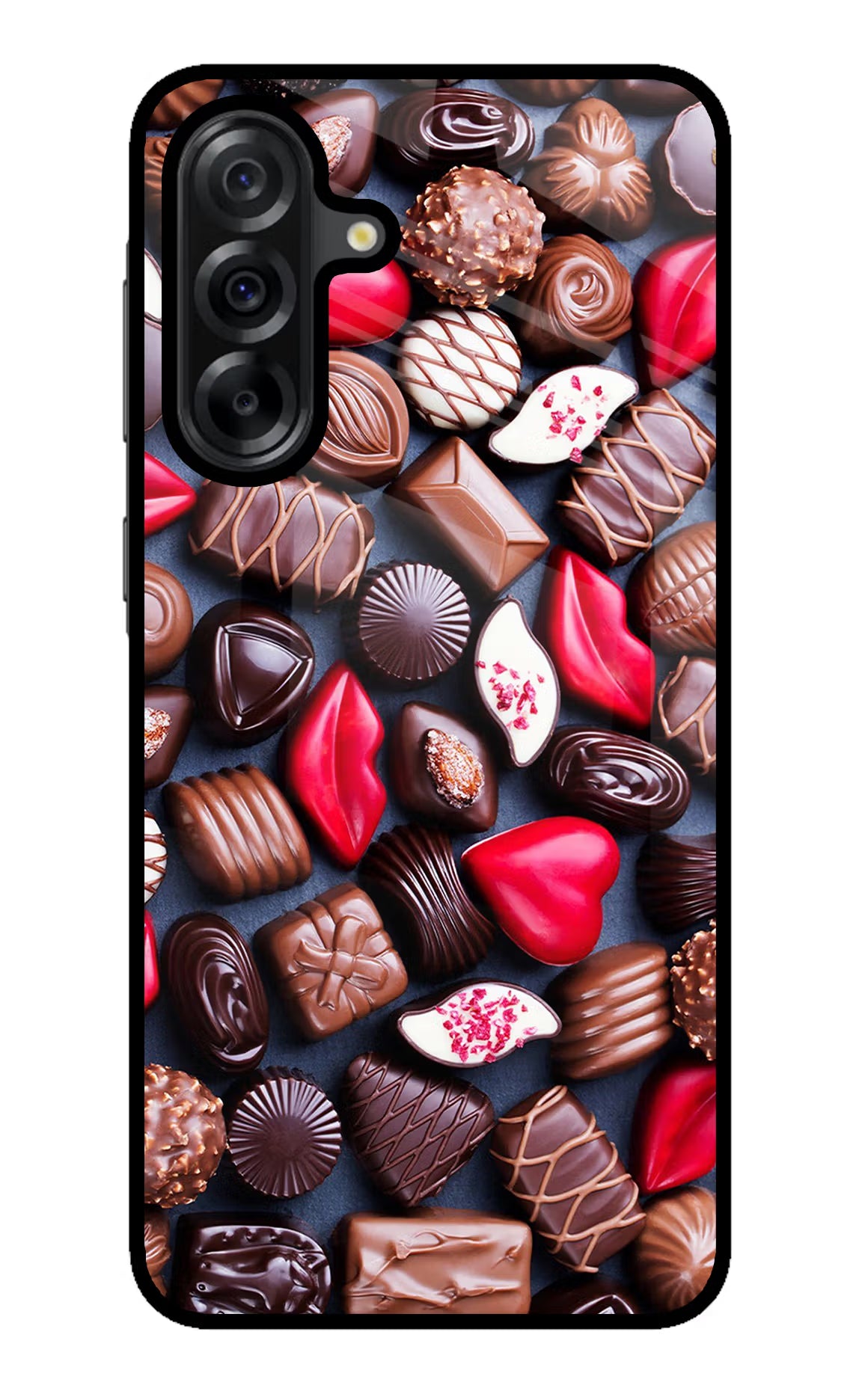 Chocolates Samsung A36 5G Glass Case