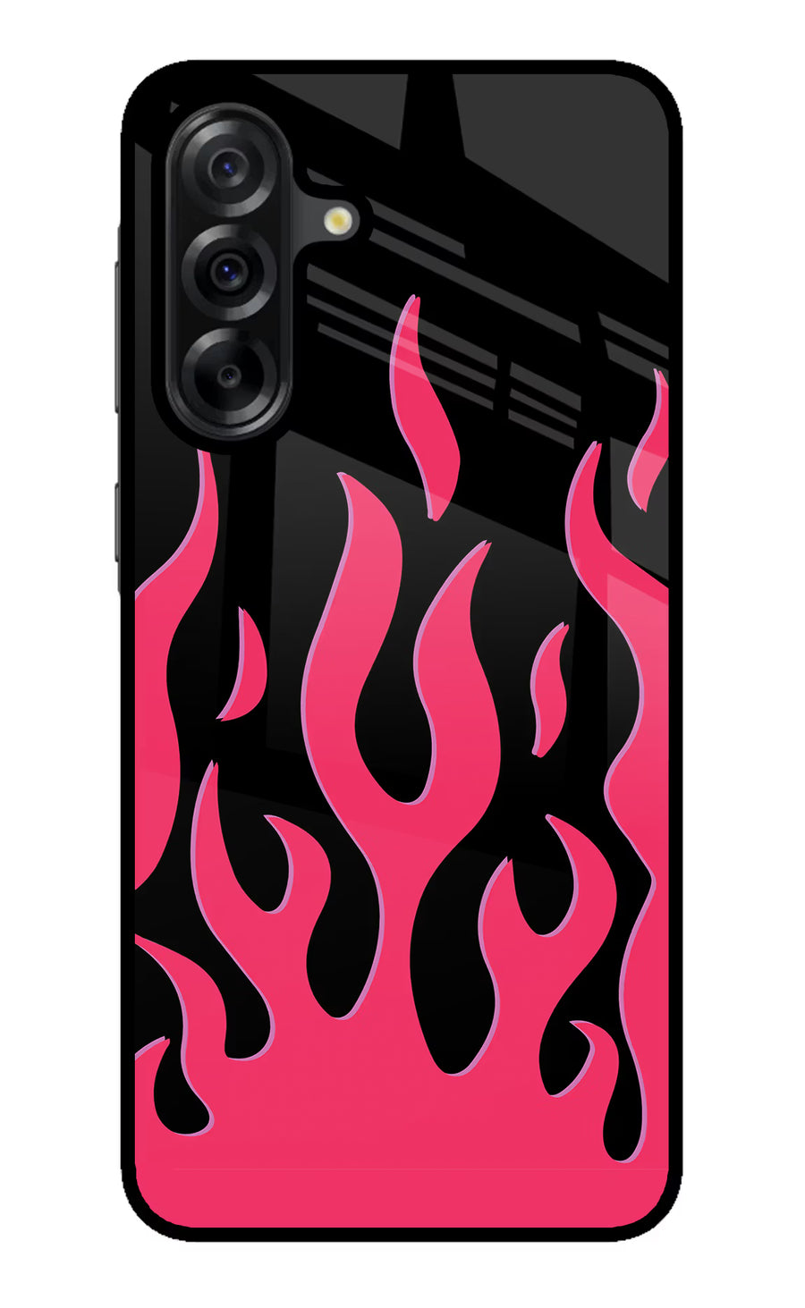 Fire Flames Samsung A36 5G Back Cover, Metal case