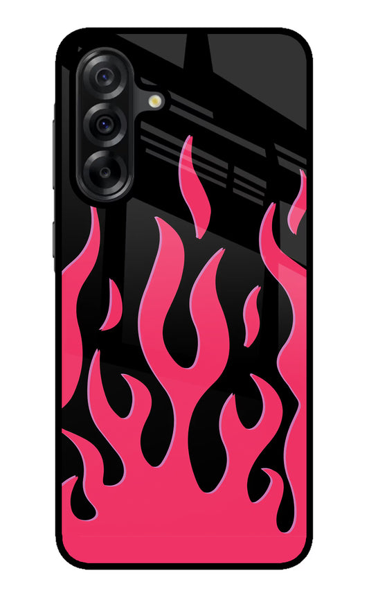 Fire Flames Samsung A36 5G Glass Case