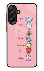 BTS names Samsung A36 5G Glass Case Back Cover by Casekaro