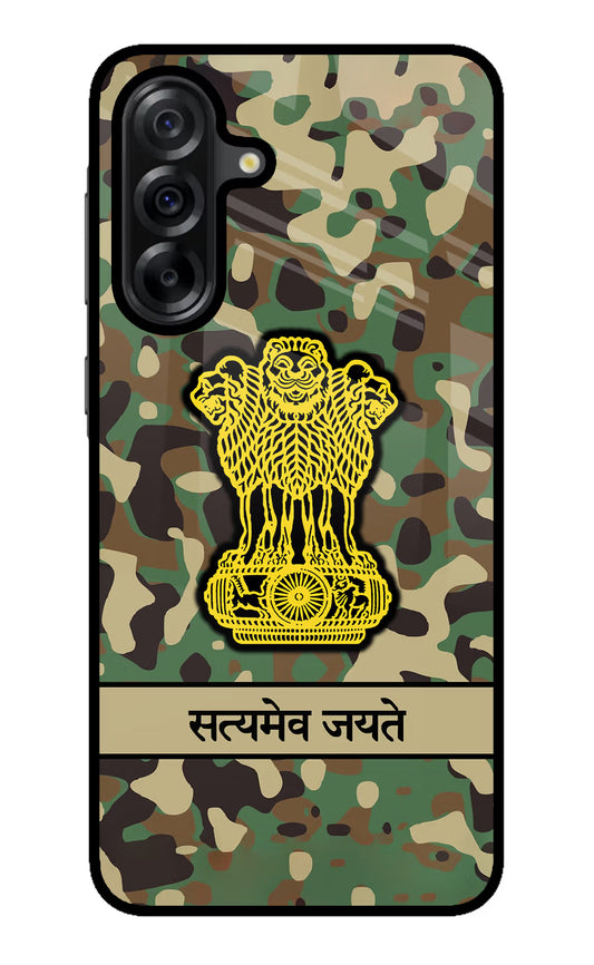 Satyamev Jayate Army Samsung A36 5G Glass Case