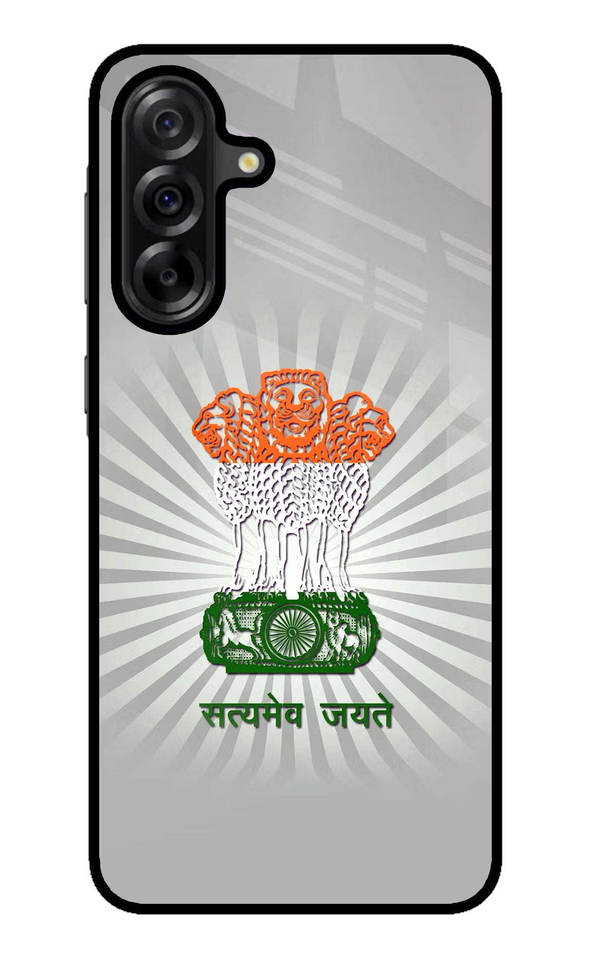 Satyamev Jayate Art Samsung A36 5G Glass Case