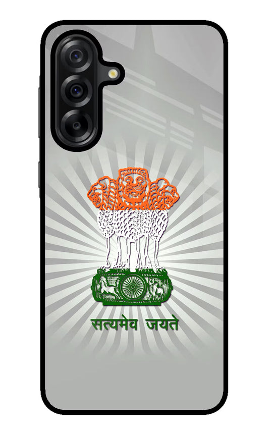 Satyamev Jayate Art Samsung A36 5G Glass Case