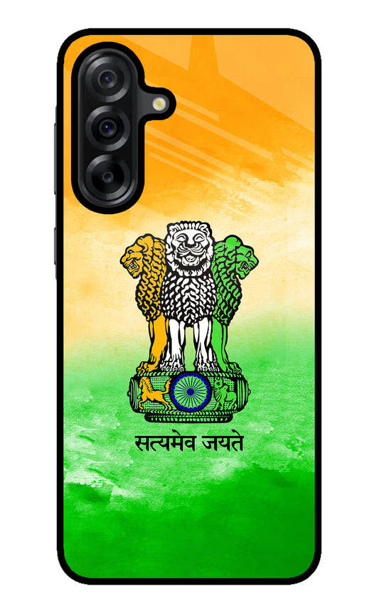 Satyamev Jayate Flag Samsung A36 5G Glass Case