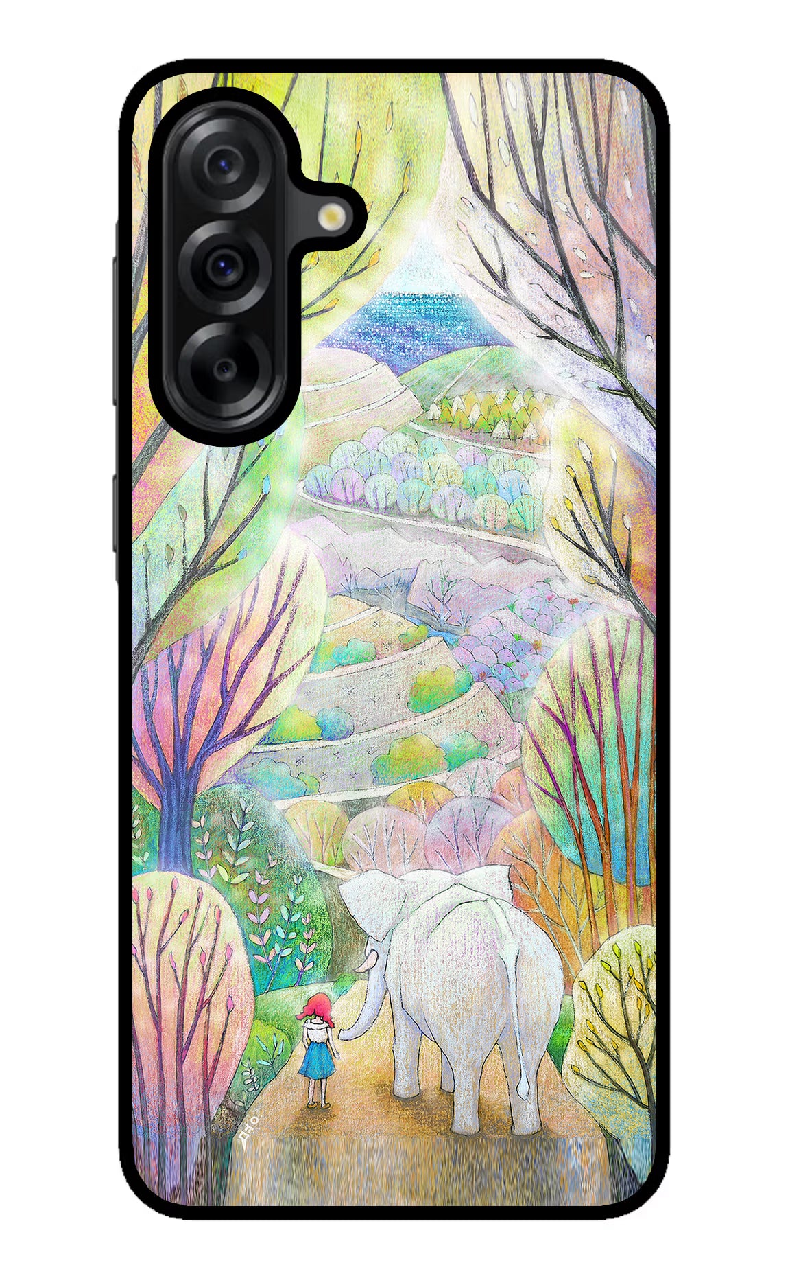 Nature Painting Samsung A36 5G Glass Case
