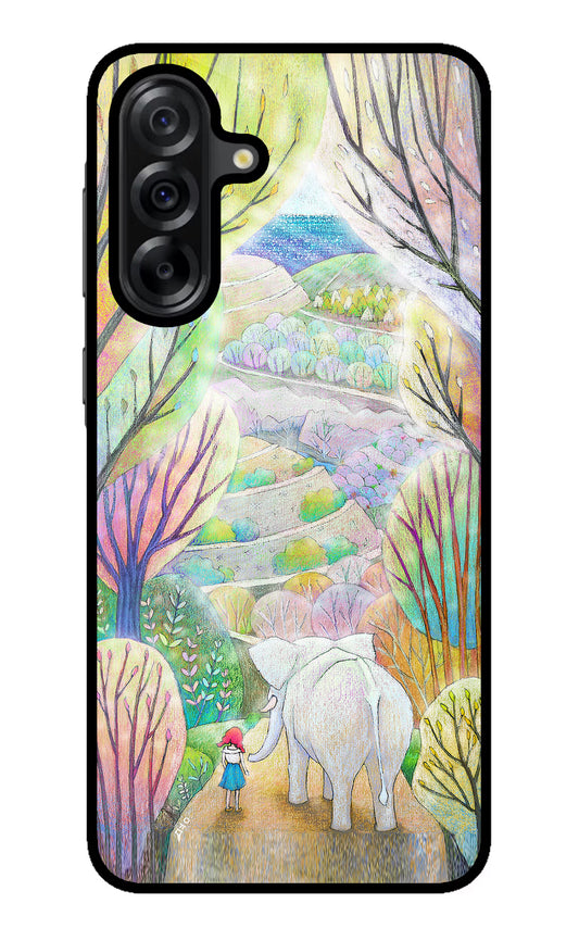 Nature Painting Samsung A36 5G Glass Case