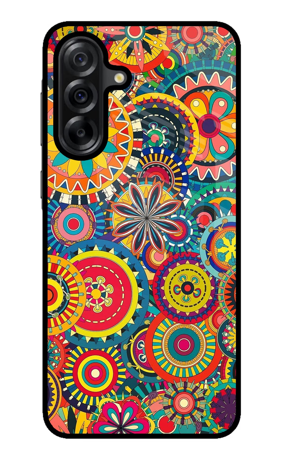 Gol Gol Art Samsung A36 5G Glass Case Back Cover by Casekaro