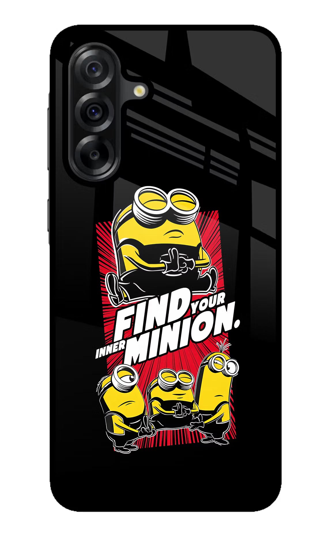 Find your inner Minion Samsung A36 5G Glass Case