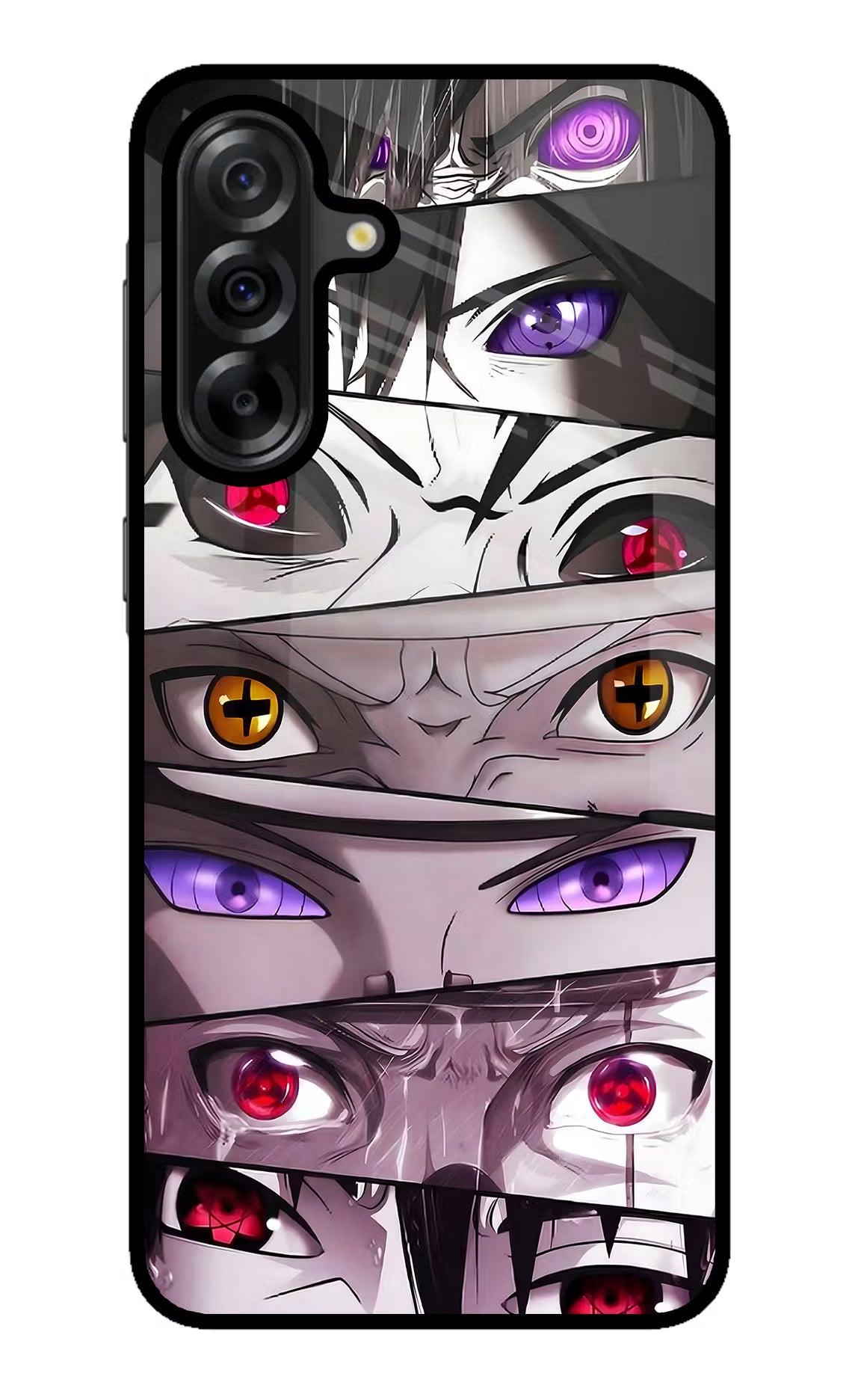 Naruto Anime Samsung A36 5G Glass Case Back Cover by Casekaro