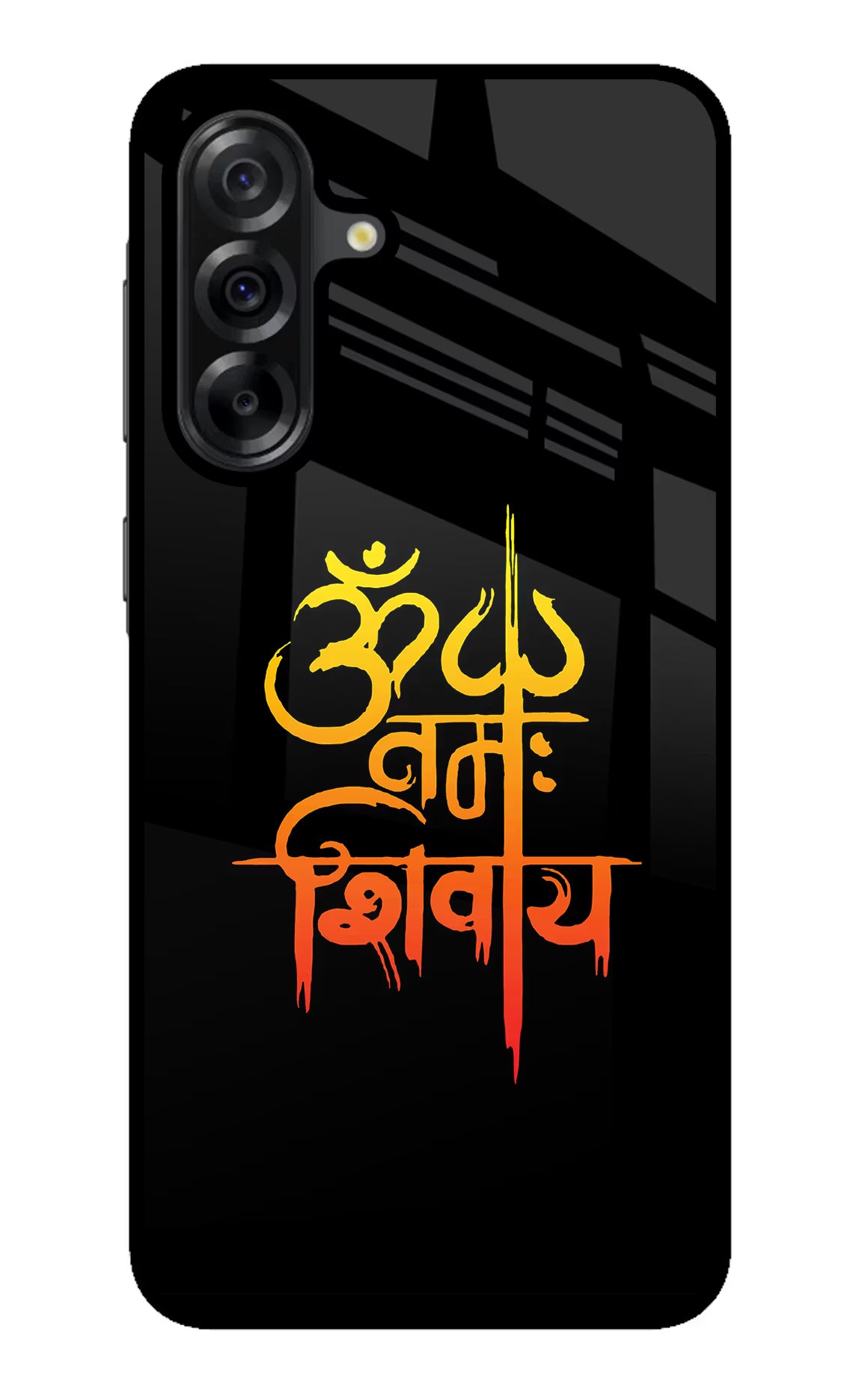 Om Namah Shivay Samsung A36 5G Glass Case