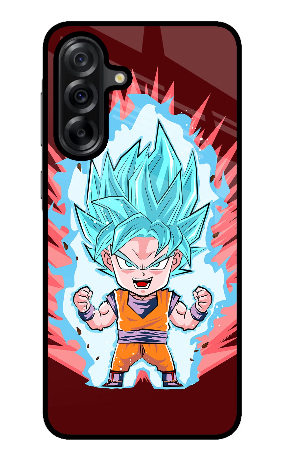 Goku Little Samsung A36 5G Glass Case