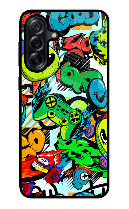 Game Doodle Samsung A36 5G Glass Case