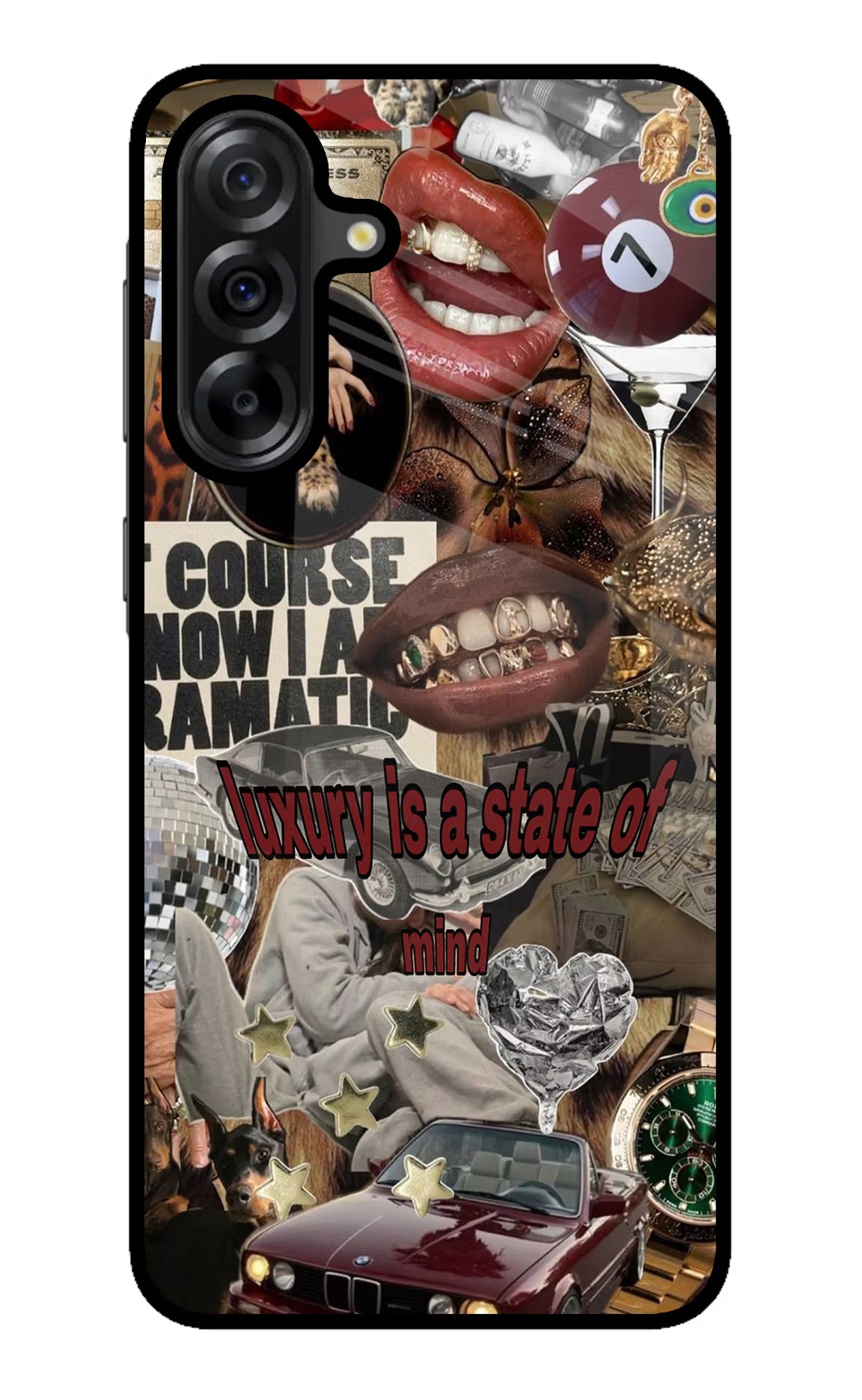 Luxury Samsung A36 5G Glass Case