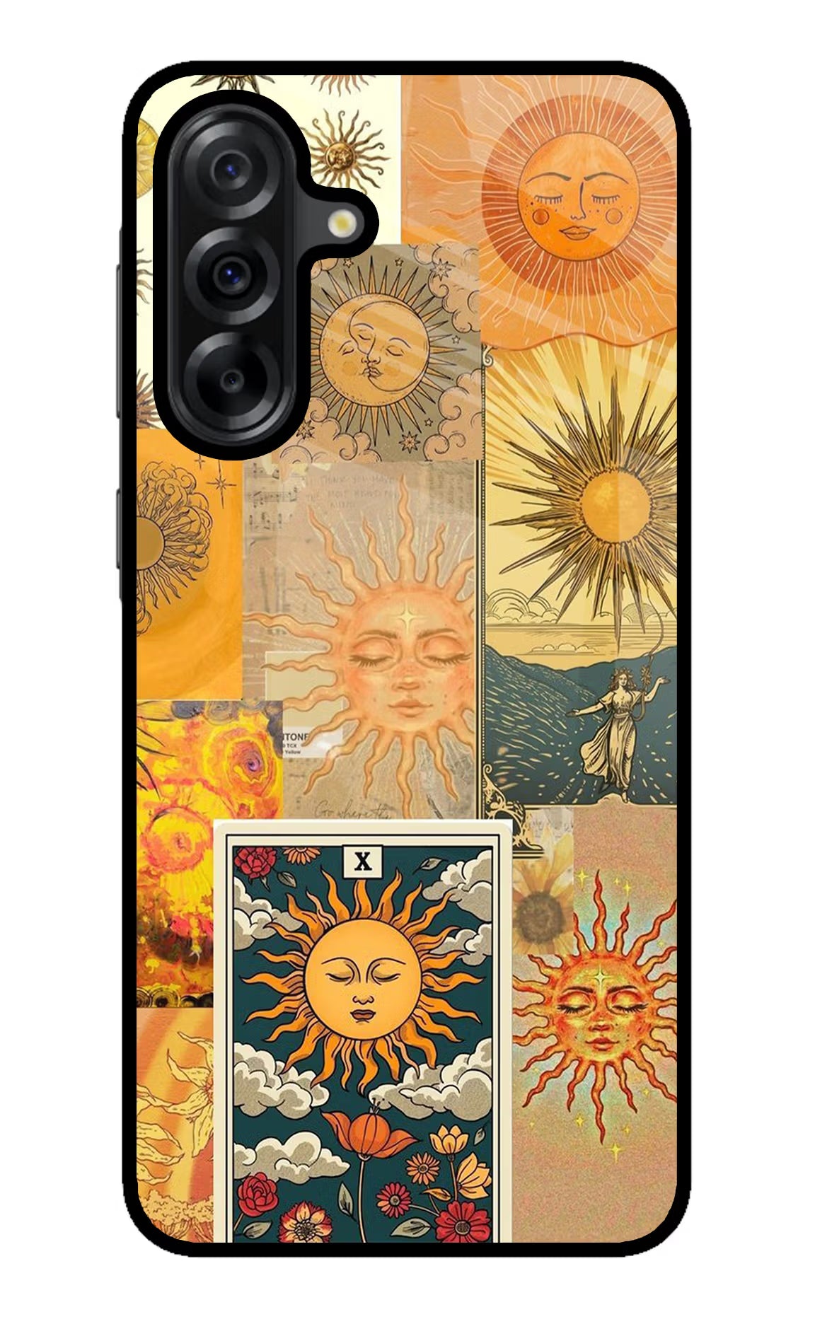 Sun Samsung A36 5G Glass Case Back Cover by Casekaro