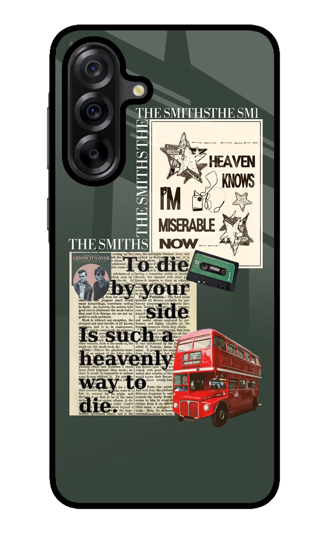 The Smiths Samsung A36 5G Glass Case Back Cover by Casekaro